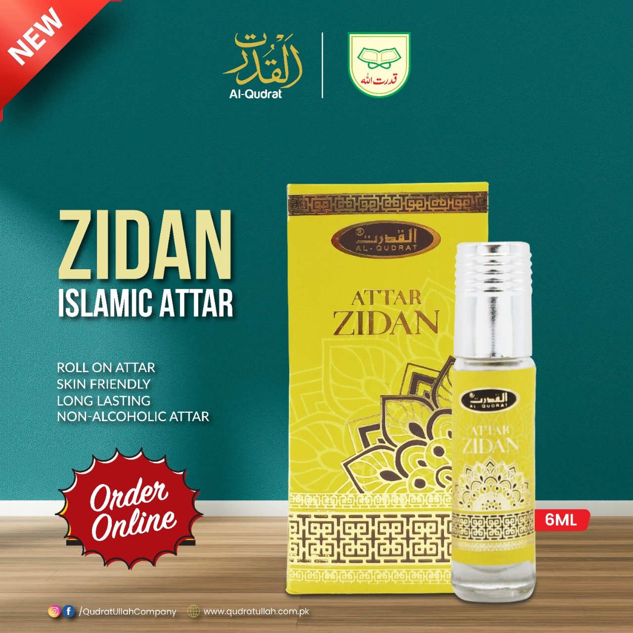 Attar Zaidan – Premium Floral & Woody Attar Perfume | Long-Lasting Fragrance in Pakistan